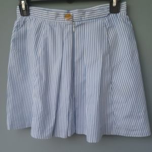Vintage Vivienne Westwood blue/white striped mini skirt 42.